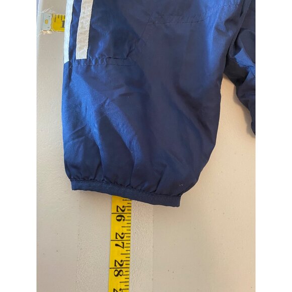 Adidas Notre Dame Windbreaker Jacket Navy Blue Quarter Zip Size XL - Picture 11 of 11